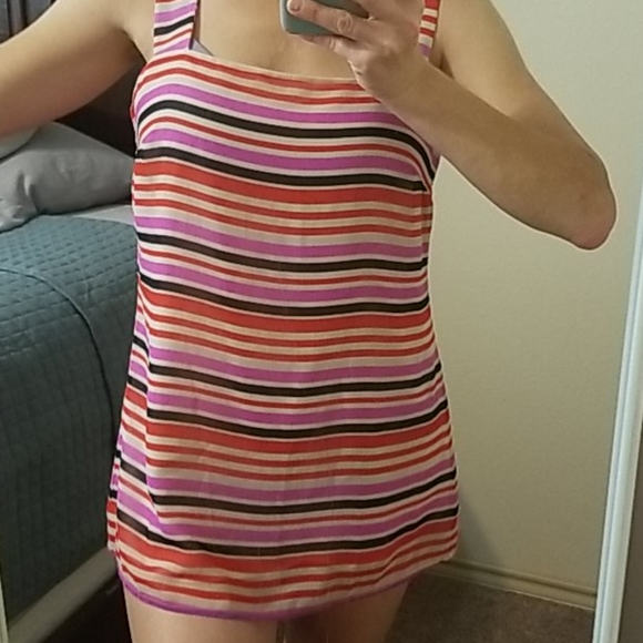 Cabi Pink Striped Blouse - Picture 2 of 8